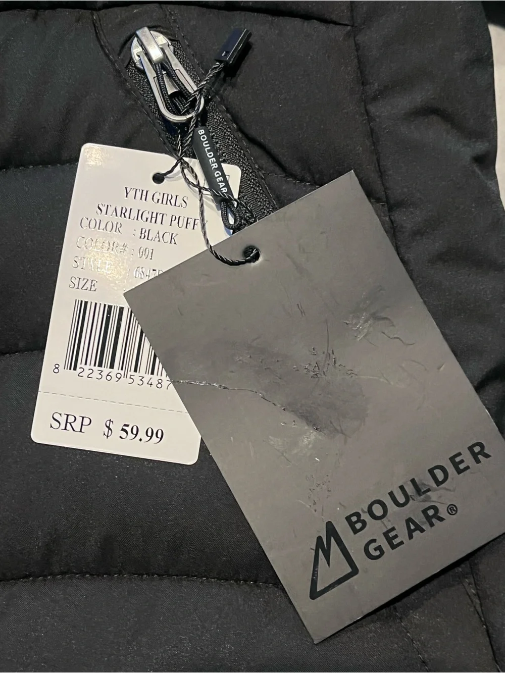 NWT! BOULDER GEAR Girls’ Starlight Puffy Jacket!